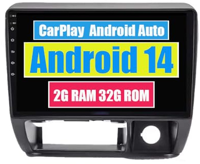 RoverOne Radio estéreo de coche para Suzuki Jimny 1998 1999 2000 2001 2002 2003 2004 con reproductor multimedia CarPlay Android Auto navegación GPS pantalla táctil Bluetooth WiFi