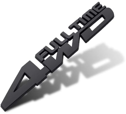 DADYM 3D Auto Logo Emblem Aufkleber für GMC Terrain Sierra 1500 Yukon Acadia Savana, Auto Aufkleber Metall, Aufkleber Motorrad Autos Auto Styling Zubehör,A-Black