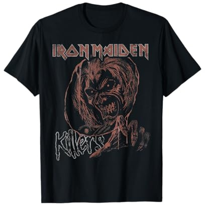 Iron Maiden - Distressed Killers Oval T-Shirt
