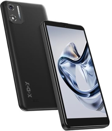 Xgody Mobile Phone SIM Free Unlocked, Android 14 Octa-Core Smartphone with 5.5'' Display, 4G Dual SIM, 2GB+16GB/128GB Expandable, 8MP+5MP Cameras, 2850mAh Battery, Face ID UK Verizon (Black)
