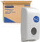 Dispensador de papel higiénico plegado Aquarius 6946 - 1 dispensador de papel higiénico blanco de una hoja