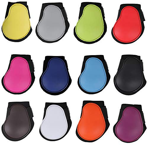 NETPROSHOP Pony Shetty Full Hartschalen Streichkappen Anatomisch Geformt, Groesse:Shetty, Farbe:Pink