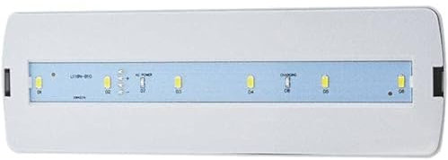 Barcelona Led - Luz Emergencia LED 3W con AutoTest 250 lúmenes. Permanente - No permanente. 3 Horas de Autonomía Blanco Frío 6500K. Instalación de Superficie y Empotrable.