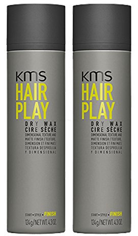 KMS California HAIRPLAY Dry Wax Voc >55% 150ml x2 = 300ml - NEU