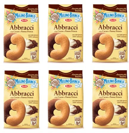 6x Mulino Bianco Kekse Abbracci 350g Italien italien biscuits cookies kuchen