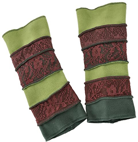 GURU SHOP Elfen Handstulpen, Boho Pulswärmer - Lemon, Herren/Damen, Synthetisch