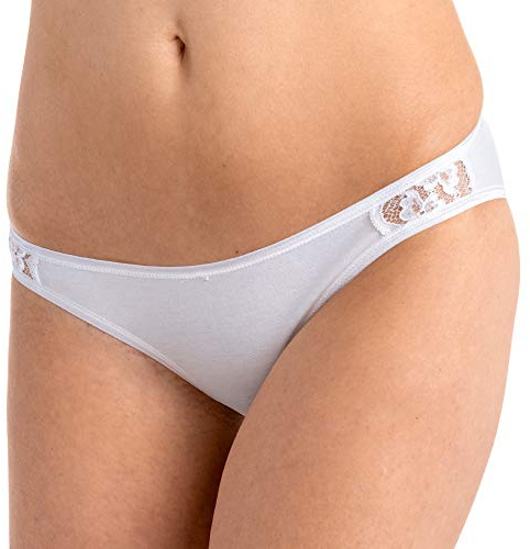 HERMKO 503270 Damen Mini Slip mit schöner seitlicher Spitze