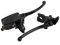 Pompa Freno Anteriore Moto, Pompa Freno Superiore Destra per Moto, con Interruttore Freno, 1 Set 1Cilindro Principale Freno in Lega di Alluminio da 25 mm per Shadow 400 600 Magna 250 Steed 400