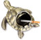 BSTKEY Vintage Winddichter Aschenbecher mit Deckel – Metall Retro Schildkröte Modellierung Tischaschenbecher Zigarre Aschenbecher für den Außen- und Innenbereich (Grüne Bronze)