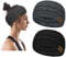 2 Pcs Winter Cable Knit Headbands Women Ear Warmer Knitted Thermal Twist Headbands for Girls Women Head Wrap Winter Shopping Skiing Running
