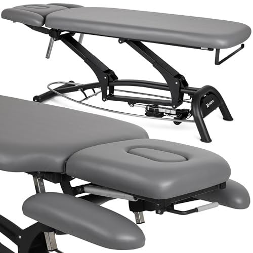 HABYS Agila 4 | Elektrische Massageliege, Massageliegen 4-Segmente | Höhenverstellbare 196 x 68cm | Halterung für Einwegunterlage auf Rolle | MDR-Zertifizieriung