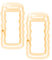 FUNBOY Luxury Orange Sherbert Mesh Lounger Pool Float - 2 Pack, Float in and Out of The Water, Integrated Cup Holder and Headrest