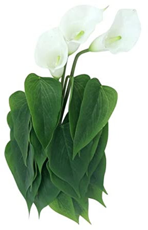 Neue schöne 21 Köpfe/Strauß Mini-künstliche Calla mit Blatt gefälschter Lilie Wasserpflanzen Heimzimmer Blumendekore-E, China