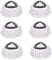 6 Pack Spin Mop Refill Replacement Head Compatible with Ocedar and Vileda,Mop Heads Replacement