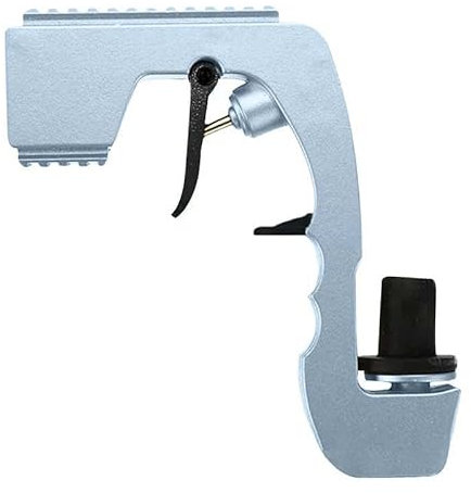 SHOP-STORY - Champagne Spray Gun Silver - Champagne and Drink Dispenser Gadget Ideal for Parties and Pool Parties - Silver Colour