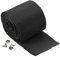 PATIKIL Winch Rope Protector 1m/3.28ft, Polyester Protective Sleeve with Buckle Universal for 4.5cm/1.77in Width Cable Line, Black