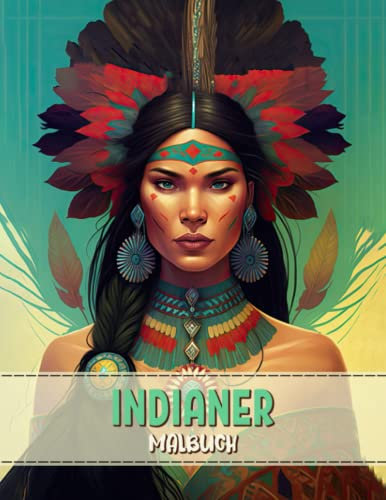 Indianer Malbuch: Schöne Und Bezaubernde Indische Frauen Aktivitätsbuch Malvorlagen Für Erwachsene, Jugendliche Und Kinder | Lustige Und Einfache Idee ... Für Männer, Frauen Und Senioren