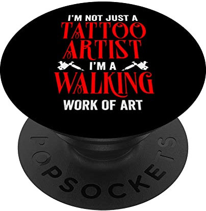 Tattoo Künstler Job Kunst Liebhaber Tattoo Gun Inks Tattooist PopSockets mit austauschbarem PopGrip