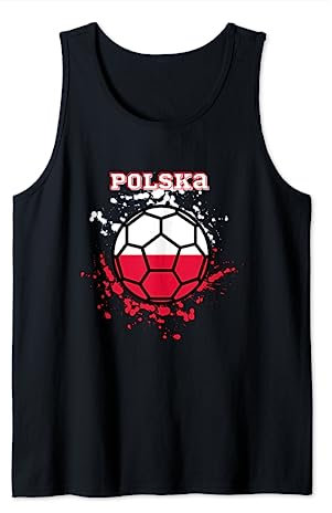 Polen Fußball - Polska - Fan-Trikot mit polnischer Flagge Tank Top