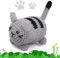 Häkelset für Anfänger, Häkeln Starter Kit, Häkeln Cartoon Katze Kit für Erwachsene, Komplettes Starter Strickset mit Schritt-für-Schritt-Video, Häkelnadeln Garn, Tierform (Grau)