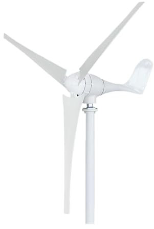 Turbinas de viento, Generador de viento de 800W, 3 aspas, 12V, 24V, 48V, turbina eólica, generador magnético permanente, energía for uso doméstico, monitoreo y lámpara de ciudad ( Color : 3 Blades , S