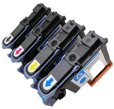 RUJUE Druckkopf C4820A C4821A C4822A C4823A 80 Druckkopf kompatibel für HP80 ForHP DesignJet 1050 1055 1055cm 1050c Plus Druckkopf Druckerteile (Color : 1PC Black)