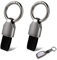 2 Stk Schlüsselanhänger Auto Leder Clip Universal Schlüsselband Kurz Halter Mit Ringen Schlüssel Zubehör Für Männer Frauen