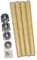 NeaxgeandX Lot de 4 pieds de meubles en bois pour table basse 30 cm