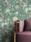 NEWROOM Tapete Grün Vliestapete Blumen - Blumentapete Floral Weiß Rosa Rosen Pfingstrosen Rosentapete Romantisch Vintage Klassisch inkl. Tapezier-Ratgeber