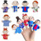 6 Stück Fingerpuppen,Liwein Niedliche Fingertiere Baby Story Time Requisiten Spielhandschuh Fingerpuppe Set für Geschichte Zeit Kindergeburstag Gastgeschenk Mitgebsel Fingerpuppen(Glückliche Familie)