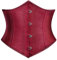 SCARLET DARKNESS Damen Ren Faire Corset Belt Halloween Karneval Mittelalter Miedergürtel Rotwein 44