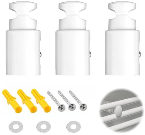 3 Stück Heizkörper Halterung,Weiß Badheizkörper Teile,Handtuchhalter für Heizkörper Montagezubehör,Badheizkörper Handtuchhalter,für Badheizkörper,Gerade und Gebogene Badezimmerheizkörper.