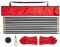 Deeba UK Kit de barra de drenaje de 10 m con guantes resistentes y bolsa de transporte, limpiador de drenaje flexible profesional para desagües bloqueados, fregaderos, inodoros, accesorios de latón