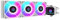 VoltShine Sistema de refrigeración líquida 360mm, color blanco, alto rendimiento, bajo ruido, ideal para gaming y overclocking.