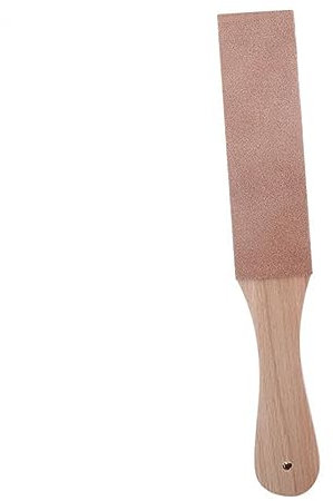 Doppelseitiger Rasiermesserschärfer mit Griff, 2 Stück und Pu