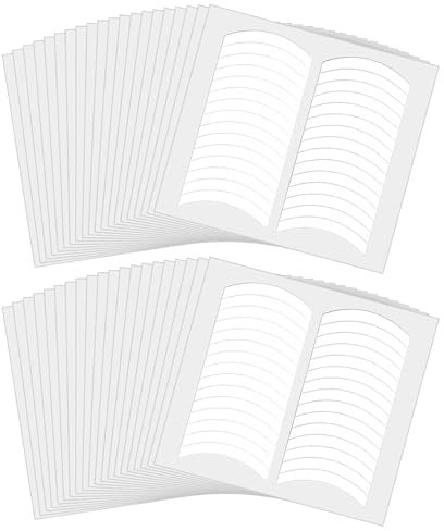 40 Blatt French Maniküre Aufkleber French V Nails Schablone 1200 Stück Selbstklebende Tip Guides Nails Nagelaufkleber Schablone für Maniküre DIY Dekoration