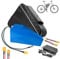 SNHMFUH 48V 52V E-Bike Triangle Battery 20Ah - 30Ah DIY Frame Lithium Battery Pack for 0-2000W Motors with Charger,Triangle Bag,BMS Smart Protection for Mountain/Road Bike Motor Kit,48V,20AH