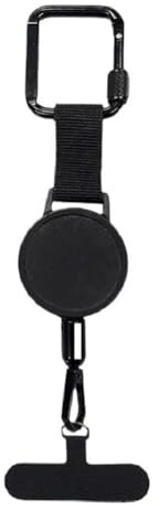 Comphic Einziehbarer Handyhalter mit Diebstahlschutz, Handy-Lanyard-Gurt, Smartphone-Sicherheitsgurt mit Gürtelclip, Handy-Lanyard