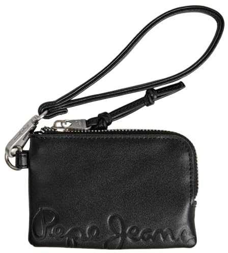 Pepe Jeans Damen Key Wallet Geldbörse, Schwarz (Black), Einheitsgröße