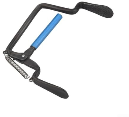 Adjustable Brick Clamp, Spring Loaded High Carbon Steel Lifter Tong for Red Block Hollow Bricks and Cement Blocks Handling(B)