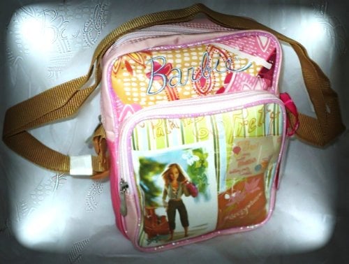 Barbie Pink School Shoulder Lunch Bag