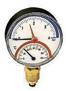 Caleffi 503140 Thermomanometer bar 0÷4
