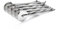 DeBuyer Rullo Estensibile 5 Lame in Acciaio Inox, Diametro 5,5 da 1 a 11,5 cm di Larghezza, Inossidabile, Argento