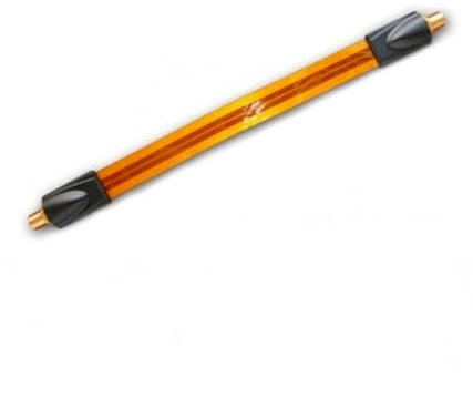 SATENCO Cable coaxial Plano, Liso Passe Ventana Gold Longitud 28 cm TNT Satellite coaxial