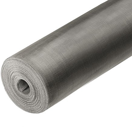 MZ 49 - Fliegennetz Meterware aus Edelstahl, Aluminium oder Zink (1,0m, Edelstahl)