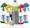 Auto Reinigungsset für Innenraum und Außen | Koch Chemie Green Star Universalreiniger 1L | 4 Kwazar Mercury Super PRO Sprühflasche - Überkopf Sprühfunktion | Reinigungspinsel | zur optimalen Reinigung