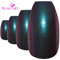 Bling Art Ballerina False Nails Fake Coffin Chameleon Green Purple Long Tips