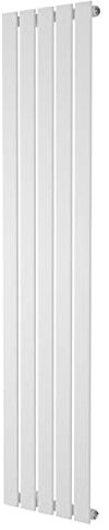 Pinta Vertical Radiator | Flat Panel Single Column | Central Heating | Living Room Hallway Bathroom Kitchen Radiator | 1600 x 340 | White
