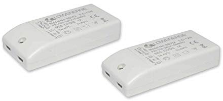 LOWENERGIE LED Driver Power Supply Transformer, 12w 240V - DC 12V, for Light Strips, LED Bulbs and Ring Doorbell (2)