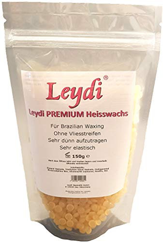 Leydi PREMIUM Heisswax Honig 150g - Ideal für Gesicht, Achseln und Bikinizone